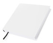 White book isolated on white background