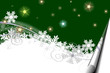 fond vert noël