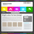 Web site design template.