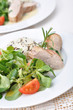 Schweinefilet mit Feldsalat
