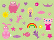 Collection of fun stuff for girls