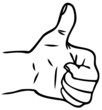 Vector: Thumbs Up - Satisfaction - Yes - OK (Vector Line Drawing) Thumbs Up - Satisfaction - Yes - OK (Vector Line Drawing)