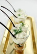 Verrines de saumon mariné et sa chantilly à l'aneth