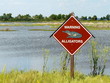 Alligator Warning Sign