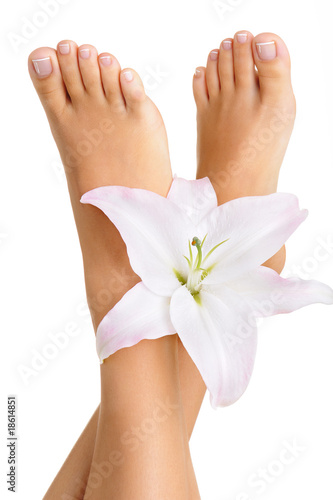 Photo: Healthy and elegant female feet Healthy and elegant female feet