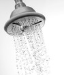 Water flowing in the shower Water flowing in the shower