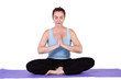 Woman in Yoga Position