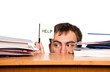 Businessman solutions the problem