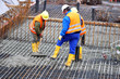 bauarbeiter auf Baustelle