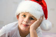 Pensive Young Santa