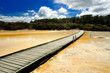 Boardwalk across the Artist's Palette, Wai-O-Tapu, NZ