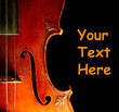 Part of vintage violin. Part of vintage violin.