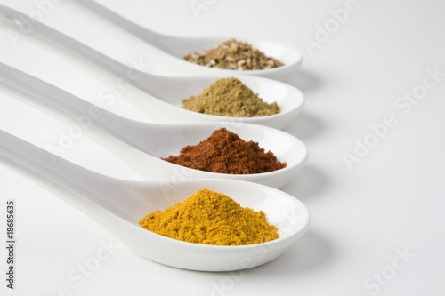 Photo: Turmeric, chilli, cumin and chinese 5 spice Turmeric, chilli, cumin and chinese 5 spice