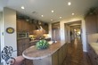 Photo: Marble kitchen worktop in Palm Springs interior Marble kitchen worktop in Palm Springs interior