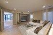 Television area of Palm Springs home