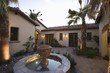 Palm Springs fountain in courtyard