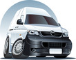 Vector cartoon delivery / cargo van
