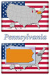 Illustration: 3D-Button - States of the USA 3D-Button - States of the USA
