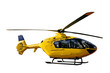 rescue helicopter isolated