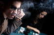 Two poker players