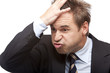Young business man forgot something important - Geschäftsmann