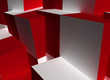 Illustration: Abstract cube background Abstract cube background
