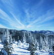 Winter in mountains