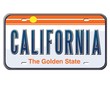 Plaque Californie
