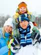 happy family outdoor
