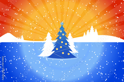 Christmas landscape