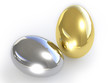 Illustration: Golden and silver eggs Golden and silver eggs