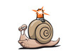 Superschnecke mit Rundumleuchte