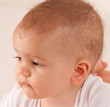 Baby close-up shot