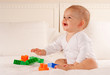 Baby having fun