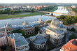 Foto: Blick über die Stadt Dresden und die Elbe, Sachsen Blick über die Stadt Dresden und die Elbe, Sachsen