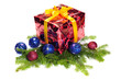 Gift box and Christmas decoration Gift box and Christmas decoration