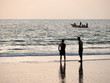 Angler am Strand Angler am Strand