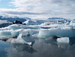 Icebergs in Jokulsarlon, Iceland Icebergs in Jokulsarlon, Iceland