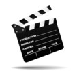 Cinema Clap board