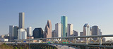 Intersection of Interstate I-10 and I-45 with the Houston skylin - Fine Art prints