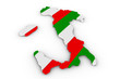Italien landkarte