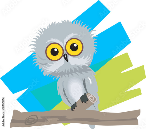 Illustration: Illustration of of a baby bird sitting Illustration of of a baby bird sitting