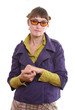 grumpy woman