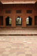 Yard of an abandoned temple in Fatehpur Sikri, India