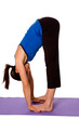 Woman in Yoga Position