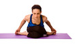 Woman in Yoga Position