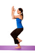 Woman in Yoga Position Woman in Yoga Position