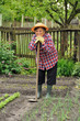 Senior woman gardening