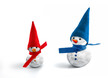 snow man and his child