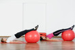 Women doing fitness exercise